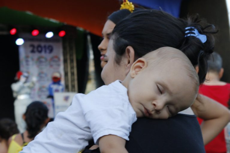 Polo infantil diverte criançada no Desfile das Virgens. | Foto: Lulu/Surubim News