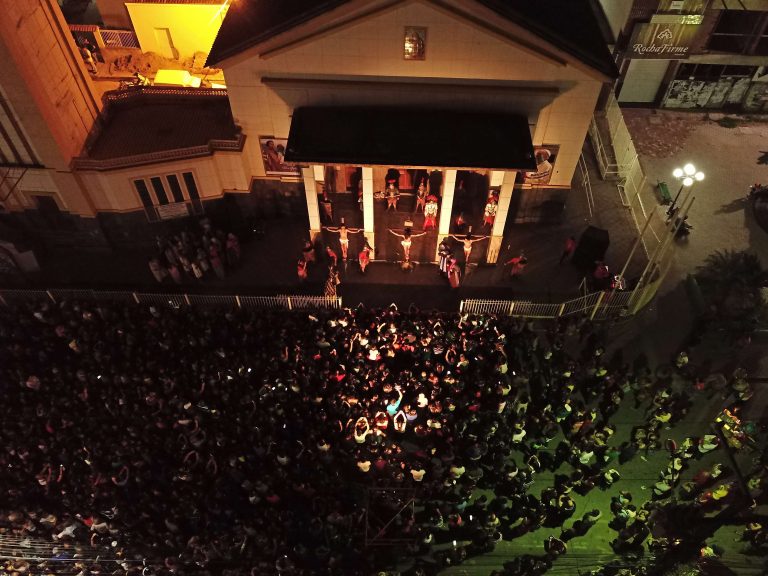 Paixão de Cristo na Matriz de São José. | Foto: Lulu/Surubim News