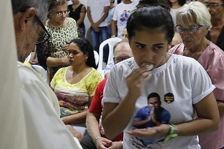 Missa de Sétimo Dia de Caio Santos (Jornal do Culegio). | Foto: Lulu/Surubim News