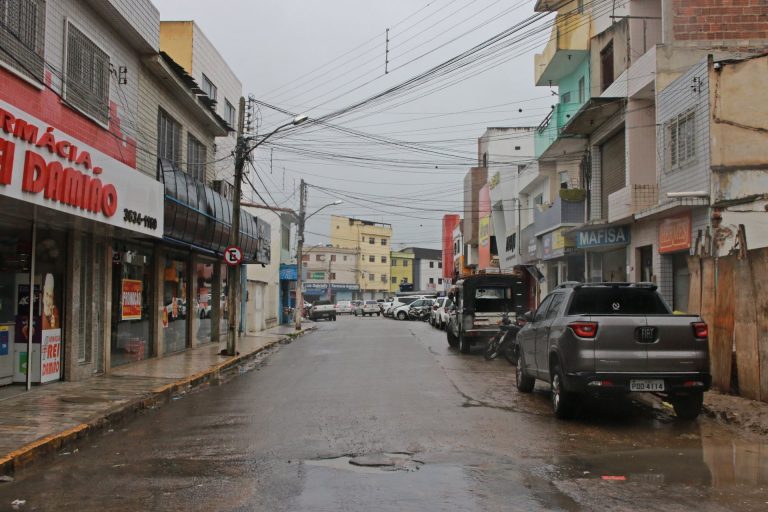 Surubim durante chuvas de julho. | Foto: Lulu/Surubim News