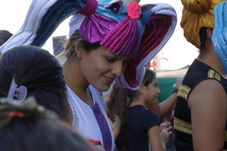 Diversão na Praça Dídimo Carneiro, Centro, Surubim. | Foto: Lulu/Surubim News