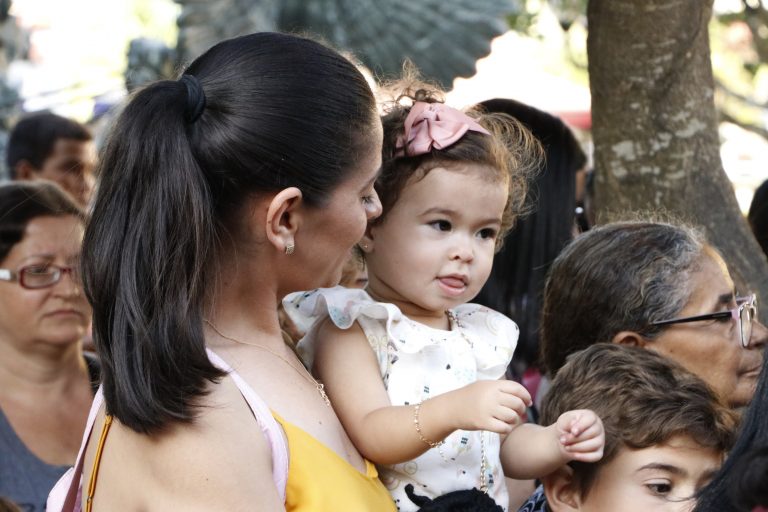 Diversão na Praça Dídimo Carneiro, Centro, Surubim. | Foto: Lulu/Surubim News