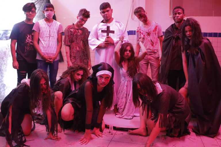 Halloween 2019 da ETE. | Foto: Lulu/Surubim News