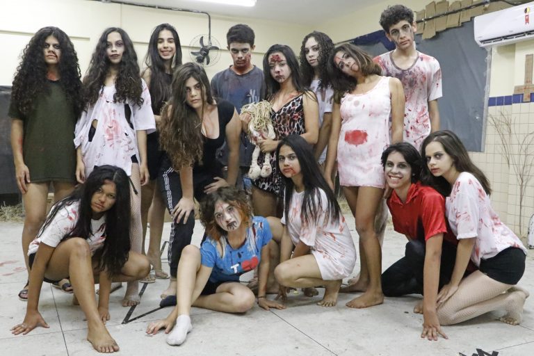 Halloween 2019 da ETE. | Foto: Lulu/Surubim News
