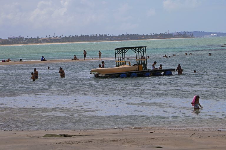 Porto de Galinhas na última sexta-feira, 24 de julho. | Foto: Lulu/Surubim News