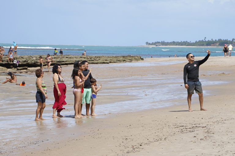 Porto de Galinhas na última sexta-feira, 24 de julho. | Foto: Lulu/Surubim News