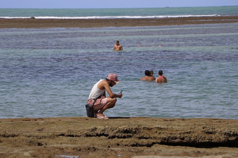 Porto de Galinhas na última sexta-feira, 24 de julho. | Foto: Lulu/Surubim News