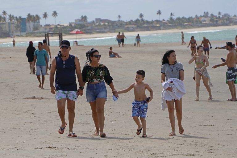 Porto de Galinhas na última sexta-feira, 24 de julho. | Foto: Lulu/Surubim News